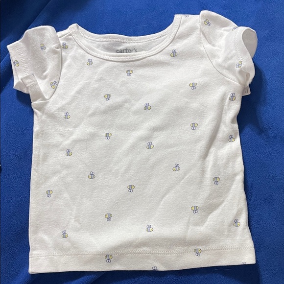 Cloud Island White and Blue Baby Outfit and a carters shirt 12 months - Picture 7 of 7